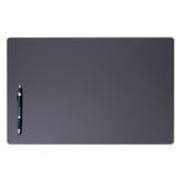 Gray Leather Conference Table Pad, 22 x 14